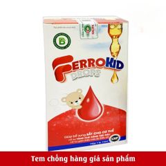 Siro FerroKid Drops Bổ Sung Sắt Cho Trẻ Em - Hỗ Trợ Tăng Cường Khả Năng Tạo Máu - Dạng Giọt Tiện Lợi 15ml