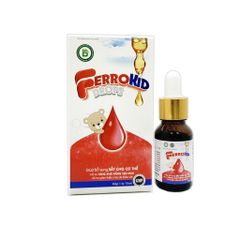 Siro FerroKid Drops Bổ Sung Sắt Cho Trẻ Em - Hỗ Trợ Tăng Cường Khả Năng Tạo Máu - Dạng Giọt Tiện Lợi 15ml