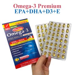 Omega-3 Premium Vitamin D3+E Schaebens Đức 70 viên