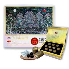 Viên Thiên Sâm Trầm Hương DKG Hàn Quốc - An Cung Hộp 10 Viên Hỗ Trợ Sức Khỏe và Giảm Căng Thẳng, Chính Hãng Nhập Khẩu