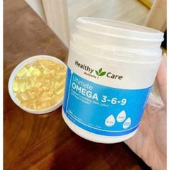 Viên Uống Healthy Care Ultimate Omega 200 Viên - Omega 3 6 9 Từ Úc, Hỗ Trợ Sức Khỏe Tim Mạch và Não Bộ