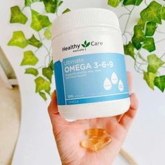 Viên Uống Healthy Care Ultimate Omega 200 Viên - Omega 3 6 9 Từ Úc, Hỗ Trợ Sức Khỏe Tim Mạch và Não Bộ