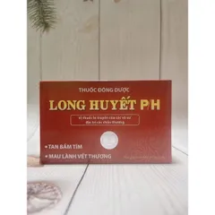 Viên Uống Long Huyết PH Tan Máu Bằm - Hỗ Trợ Giảm Đau, Lành Vết Thương, Đánh Tan Bầm Tím Từ Phúc Hưng