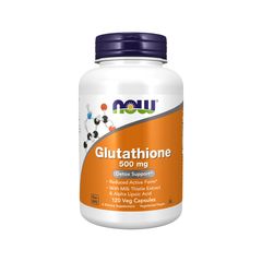 Đẹp da, bổ gan, thuần chay Now Glutathione 500mg USA 60 viên