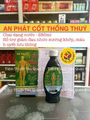 Cốt Thống Thủy An Phát 280ML - Hỗ Trợ Giảm Đau Nhức Xương Khớp, Phong Thấp, Thực Phẩm Chức Năng Tự Nhiên