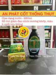 Cốt Thống Thủy An Phát 280ML - Hỗ Trợ Giảm Đau Nhức Xương Khớp, Phong Thấp, Thực Phẩm Chức Năng Tự Nhiên