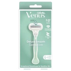 Dao Cạo Gillette Venus Comfortglide Sensitive 3 Lưỡi - Thiết Kế Thông Minh Cho Da Nhạy Cảm, Sử Dụng Lành Tính