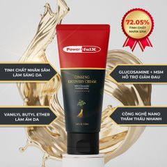 Kem Phục Hồi Nhân Sâm Powerful-X Ginseng Recovery Cream - Combo 10 Gói 2ML, Giảm Đau, Phục Hồi Cơ Khớp, Hỗ Trợ Chăm Sóc Da