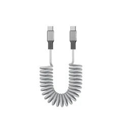 Dây Sạc Nhanh Ô Tô RECCI RS25 - Tẩu Sạc Lò Xò Chất Liệu Silicone 65W, Thiết Kế Tiện Lợi, Bảo Hành 1 Năm
