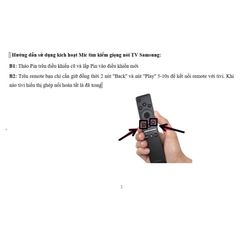 Điều Khiển Remote Tivi Samsung QLED Mới - Hỗ Trợ Giọng Nói VOICE + Tặng Pin - Phụ Kiện Chính Hãng, Sử Dụng Dễ Dàng