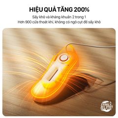 Máy sấy giày Sothing Zero DSHJ-S-2214A - Thiết bị khử trùng thông minh, hẹn giờ 3/6/9 giờ, công suất 37W, chịu nhiệt tốt