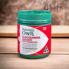 Viên uống bổ khớp Nature's Own Glucosamine Sulfate Chondroitin 320V - Hỗ trợ giảm đau khớp, cải thiện sức khỏe xương khớp hiệu quả