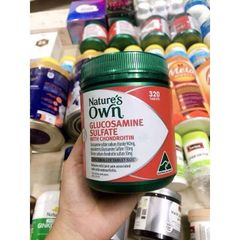 Viên uống bổ khớp Nature's Own Glucosamine Sulfate Chondroitin 320V - Hỗ trợ giảm đau khớp, cải thiện sức khỏe xương khớp hiệu quả