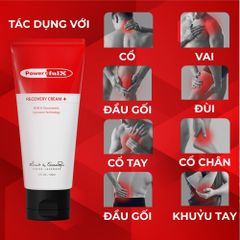 Kem Phục Hồi Powerful-X Recovery Cream+ Hàn Quốc 30ml - Giảm Đau, Phục Hồi Cơ Bắp, Hỗ Trợ Giảm Viêm Khi Chơi Thể Thao