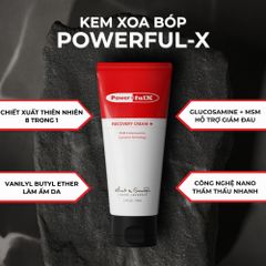 Kem Phục Hồi Powerful-X Recovery Cream+ Hàn Quốc 30ml - Giảm Đau, Phục Hồi Cơ Bắp, Hỗ Trợ Giảm Viêm Khi Chơi Thể Thao