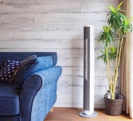 Quạt Tháp Có Điều Khiển Stadler Form Peter - Quạt Đứng Chất Lượng Cao, Điều Khiển Từ Xa, Thiết Kế Hiện Đại, Màu Trắng Đen