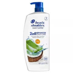 Dầu Gội Head and Shoulders 2-in-1 Advanced Scalp Care 1.18 Lít - Chống Gàu, Dưỡng Tóc Mềm Mượt Với Aloe Vera và Coconut Water