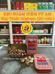 Kẹo Ngậm Tỳ Bà Niệm Từ Am Hiếu Tử - Giảm Khó Chịu Cổ Họng, Hương Vị Quất Chanh Ngọt Nhẹ - Hộp 60g