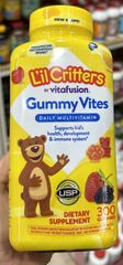 Kẹo dẻo Vitamin cho trẻ em Gummy Vites L'il Critters 300 viên - Bổ sung dinh dưỡng hoàn hảo cho sức khỏe và sự phát triển toàn diện