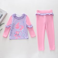 Set Đồ Bơi Bé Gái Dài Tay Chống Nắng, Quần Dài Thời Trang Cao Cấp Kèm Túi Đựng Điện Thoại Chống Nước
