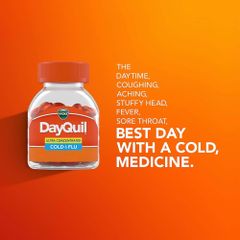 Vicks DayQuil & NyQuil Thuốc Cảm Lạnh & Cúm Cho Trẻ Em - Viên Nén Dễ Uống 48v, Giảm Ho, Nghẹt Mũi, Đau Họng