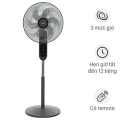 Quạt Đứng Philips Cao Cấp CX1520/01 50W - Điều Khiển Cảm Ứng, Remote, Ngăn Chứa Tinh Dầu Thơm, Thư Giãn Như Spa