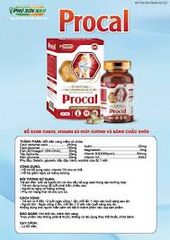 Viên uống bổ sung canxi Procal 60 viên - Giúp xương chắc khỏe, phòng ngừa loãng xương cho trẻ em và người cao tuổi.