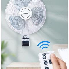 Quạt Treo Tường Toshiba F-WSA20(H)VN - Quạt Mát 35W, 3 Chế Độ Gió, Hẹn Giờ 12 Tiếng, Điều Khiển Từ Xa, Thiết Kế Hiện Đại