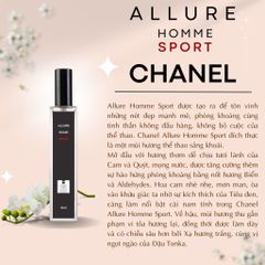 Nước Hoa Nam Allure Homme Sport EDP 10ml - Hương Thơm Tươi Mát, Quyến Rũ và Mạnh Mẽ Dành Cho Phái Mạnh Thích Vận Động
