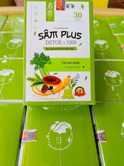 Kẹo Sâm Plus Detox X1000 - Hỗ Trợ Giảm Cân, Tăng Cường Chuyển Hoá Chất Béo (Hộp 30 Viên)