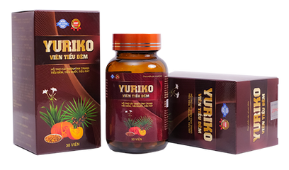 Viên Tiểu Đêm Yuriko - Hỗ Trợ Giảm Tiểu Đêm, Tiểu Buốt, Tiểu Nhiều Lần - Hộp 30 Viên Thực Phẩm Chức Năng Chất Lượng