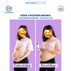 Kem Yoosun Mama Ngăn Ngừa & Làm Mờ Vết Rạn Da - Dưỡng Ẩm Da 100% Từ Thiên Nhiên Cho Phụ Nữ Mang Thai và Sau Sinh