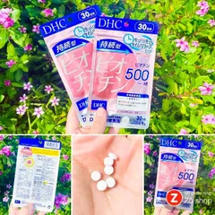 [Nhập khẩu] Viên uống DHC Biotin (30 ngày) bổ sung Biotin cung cấp dưỡng chất cho da và tóc