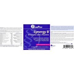 Viên Uống Synergy B-Complex CanPrev - Hỗ Trợ Sức Khỏe Tinh Thần và Hệ Tuần Hoàn, 60 Viên - Sản Phẩm Thuần Chay Từ Canada
