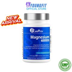 Viên Uống Magnesium L-Threonate CanPrev 120 viên - Hỗ Trợ Tăng Cường Nhận Thức, Giảm Căng Thẳng, Từ Canada