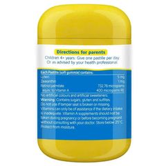 Kẹo nhai bảo vệ mắt Nature's Way Kids Smart Vita Gummies - Giúp tăng cường thị lực và ngăn ngừa ánh sáng xanh cho trẻ em, 50 viên