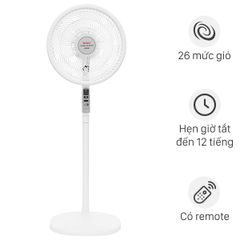 Quạt Đứng Tefal Turbo Silence Extreme VH699690 - 60W, 26 Tốc Độ, Điều Khiển Từ Xa, 5 Chế Độ Thông Minh, An Toàn Cho Trẻ Em