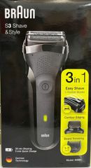 Máy Cạo Râu Điện Braun Series 3 300BT - 3 Trong 1, Tỉa và Cạo Râu Chính Xác, Sạc Nhanh, Lưỡi Cắt Linh Hoạt, Màu Đen