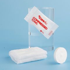 Combo 5 Túi Khăn Nén Care4U - Khăn Vệ Sinh Tiện Lợi Du Lịch, An Toàn, Thân Thiện Môi Trường, Dễ Dàng Sử Dụng