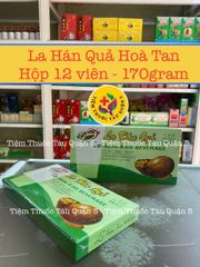 Trà La Hán Quả Hòa Tan - Hỗ Trợ Giảm Cảm Cúm, Dễ Uống, Hộp 12 Gói Nhỏ (Mỗi Gói 2 Viên) - Sản Phẩm Thảo Mộc Từ Việt Nam