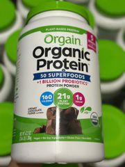 Bột đạm thực vật hữu cơ Orgain Organic Protein vị Chocolate 1.20kg - Giúp phát triển cơ bắp và duy trì sức khỏe tự nhiên