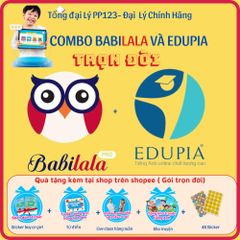 Khóa Học Tiếng Anh Trọn Đời Babilala & Edupia - Dành Cho Trẻ Từ 3-8 Tuổi, Bao Gồm Live Class, Sticker, Tài Liệu Học Tập Chất Lượng Cao