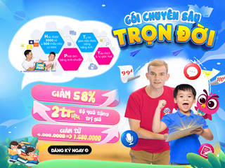 Khóa Học Tiếng Anh Trọn Đời Babilala & Edupia - Dành Cho Trẻ Từ 3-8 Tuổi, Bao Gồm Live Class, Sticker, Tài Liệu Học Tập Chất Lượng Cao