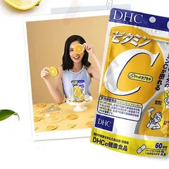 Vitamin C 1000mg + B2 DHC Nhật Bản 120 viên