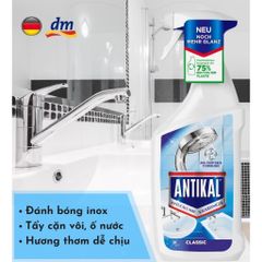 Chai Xịt Vệ Sinh Tẩy Cặn Canxi Antikal 750ml - An Toàn cho Inox, Chống Ăn Mòn và Làm Sạch Vòi Rửa, Vòi Sen Tại Nhà