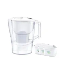 Bình Lọc Nước BRITA Aluna MX Pro Trắng 2.4L Kèm 3 Lõi Lọc Maxtra Pro - An Toàn, Tiện Lợi và Bảo Vệ Sức Khỏe