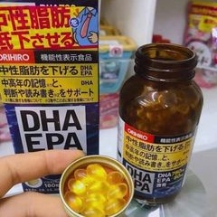 Bổ não giảm mỡ máu DHA EPA Orihiro Nhật Bản 180 viên