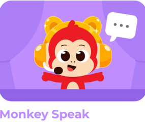 Học tiếng Anh Monkey Speak - Hỗ trợ luyện phát âm và giao tiếp cho trẻ em bằng công nghệ AI M-Speak đa dạng và hiệu quả.