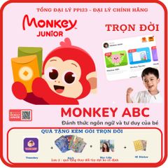 Phần Mềm Học Tiếng Anh Monkey ABC Trọn Đời - Dành Cho Bé 0-6 Tuổi Với 7 Ngôn Ngữ & 5.500 Bài Học Hấp Dẫn