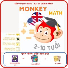Phần Mềm Học Toán Monkey Math - 1 Năm Trọn Đời, Tiếng Anh Cho Bé 3-8 Tuổi, Hơn 10.000 Hoạt Động Học Tập Sáng Tạo